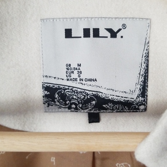 Off-white wool blend coat, Lily brand - Picture 4 of 6